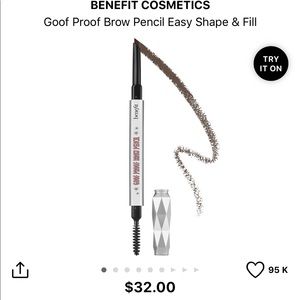 BENEFIT COSMETICS GOOF PROOF BROW PENCIL